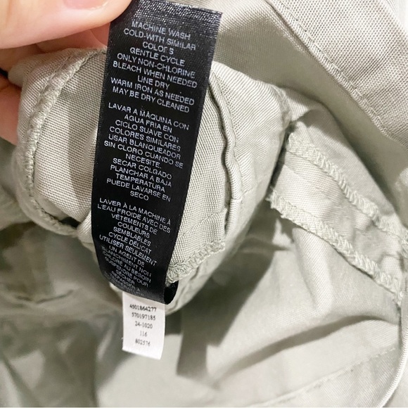 WHBM Peplum Cargo Field Jacket Size 4 - Picture 11 of 12